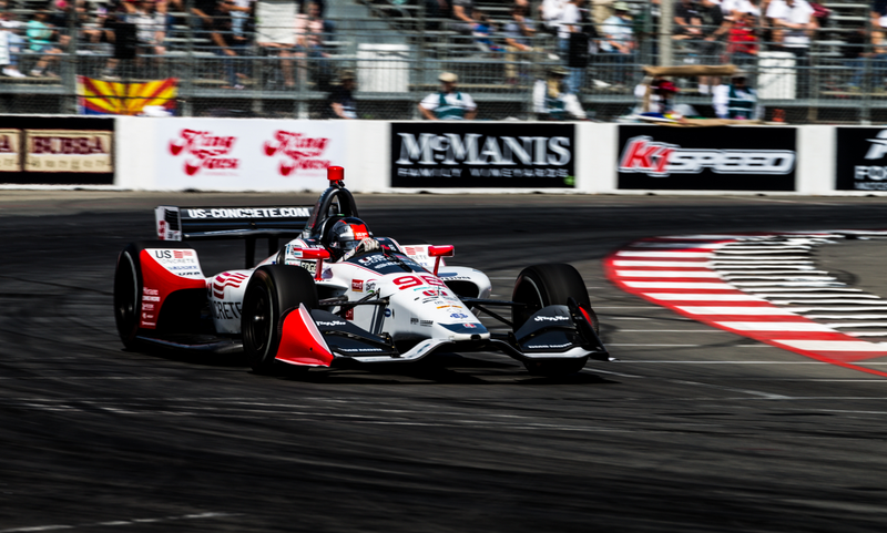 Illustration for article titled Alexander Rossi Wins Pole For The Long Beach Grand Prix And Here Are Some Highlights